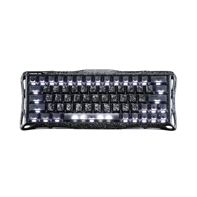 GravaStar Gaming Keyboard Mercury V60 Pro 60keys UFO Magnetic 8K GSV60PRO_CF_BLK Cyber Frost Black