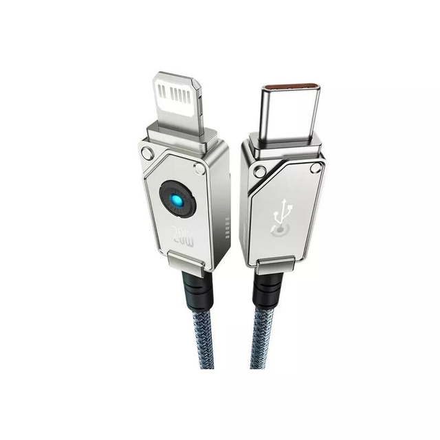 Baseus Unbreakable Series Fast Charging Data Cable Type-C to iP 20W 2m P10355803221-01 Stellar White