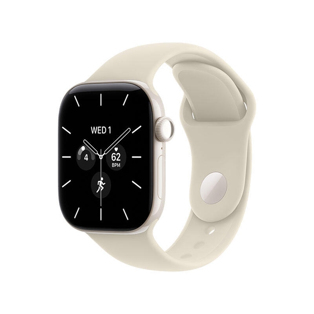 Apple Watch Series 12 GPS 42mm Pearl White Ceramic Case with Sand Sport Band