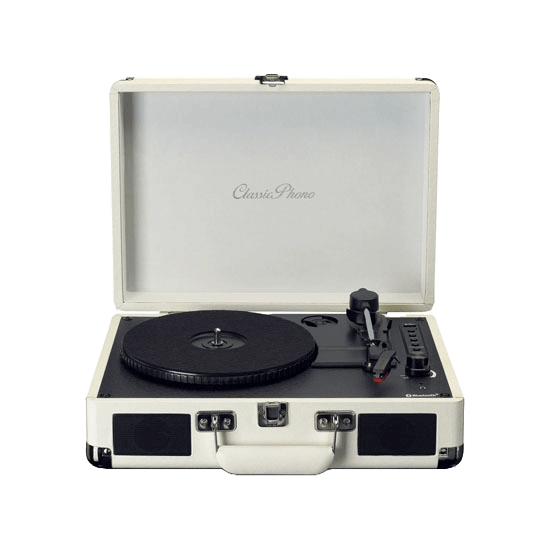 Lenco TT-115 Bluetooth Turntable With Built-In Speakers Cream