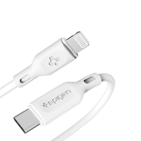 Spigen Wall Charger 20W With Lightning Cable ASE05999 White