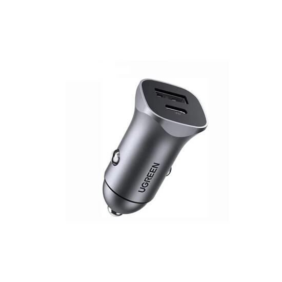 Ugreen Dual USB Car Charger 30780 Grey