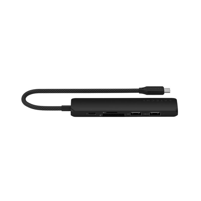 Satechi 6-in-1 USB-C Slim Multiport Adapter ST-P6SK Black
