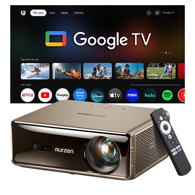 Aurzen D1 Max Projector Brown