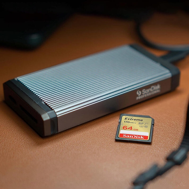 SanDisk 64GB Extreme SD/XC UHS-I Card 170MB/S V30/4K Class 10 SDSDXGN-064G-GNCIN