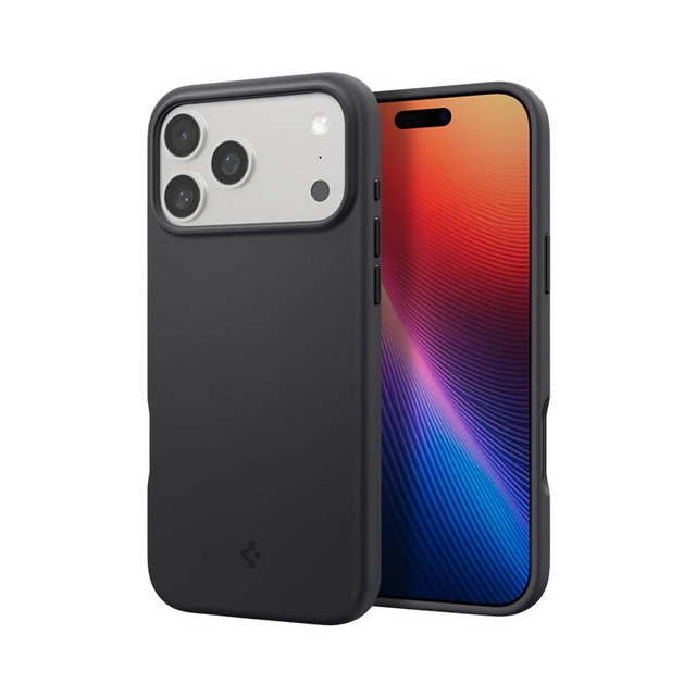 Spigen Silicone Fit MagFit Case For Apple iPhone 17 Pro ACS10335 Black
