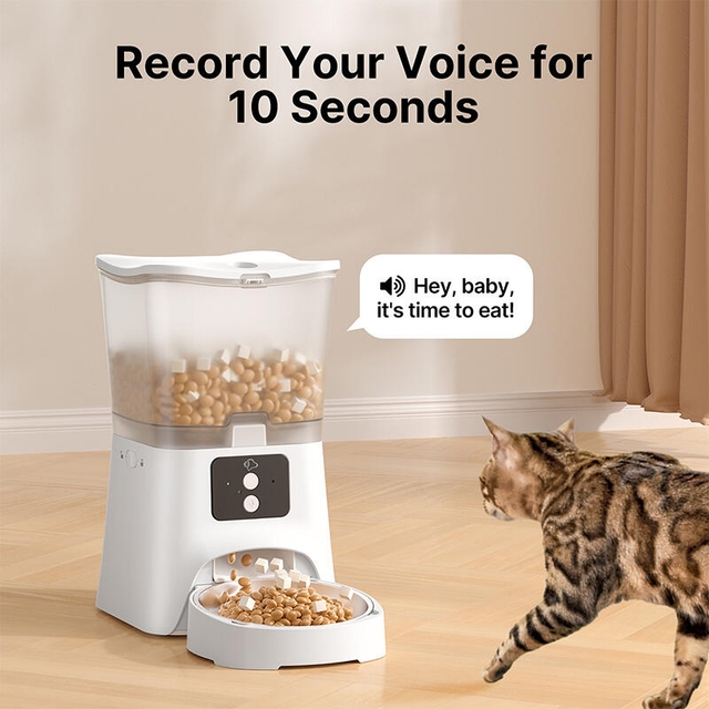 Petsuper Smart Pet Feeder PF02-2 White