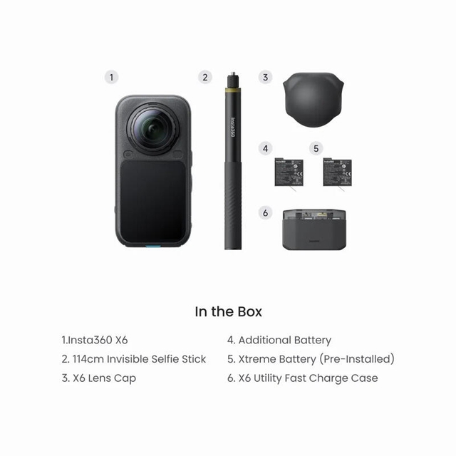 Insta360 X6 Essentials Bundle Black