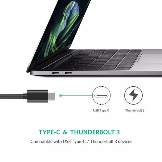 Ugreen USB Type-C to 10/100/1000Mbps Ethernet Adapter 50307 Black