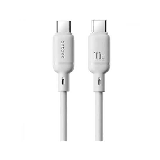Baseus Silky Series Fast Charging Cable Type-C to Type-C 100W 1m P10377704213-00 Moon White
