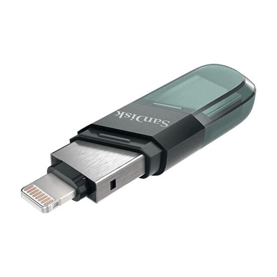 SanDisk iXpand Flash Drive Flip 256GB Type A+Lightning SDIX90N-256G-GN6NE Green