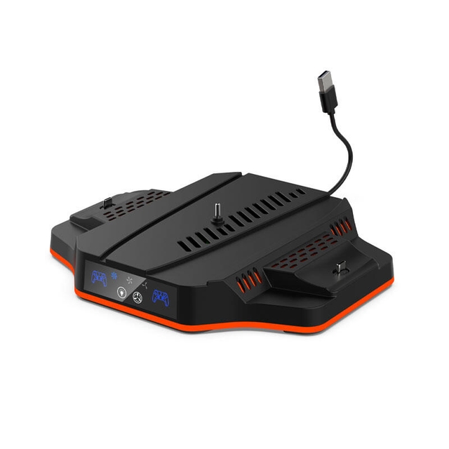 DOBE PS5 slim PS5 pro Multi-Function Charging Stand TP5-3583B Black