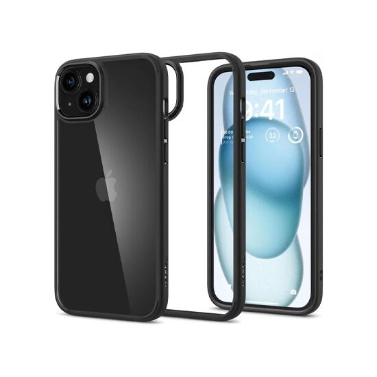 Spigen Ultra Hybrid Case For Apple iPhone 15 ACS06799 Matte Black