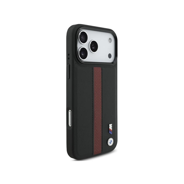 BMW HC M Magsafe PU Perforated Stripe Logo Iphone 17 Pro Max BMHMP17X25PCPSKR Red