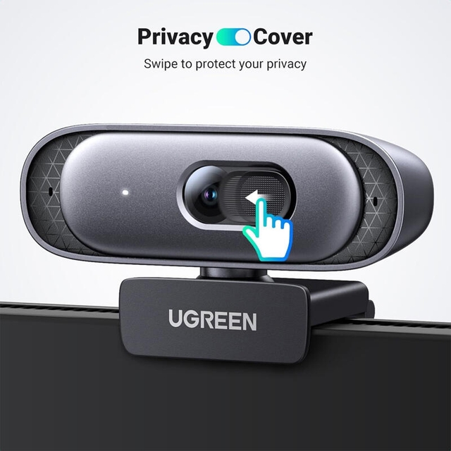 Ugreen 2K Built-in Microphone Webcam 35626 Black