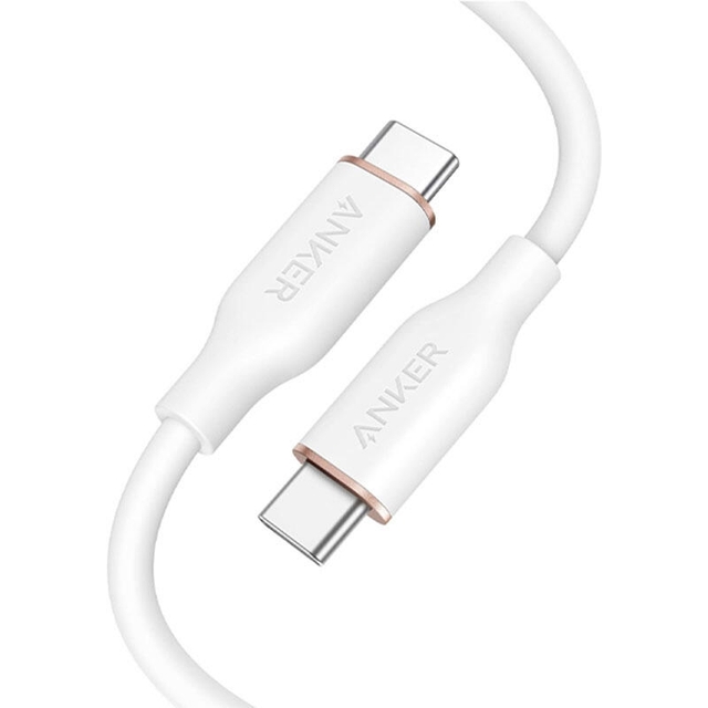Anker PowerLine III Flow USB-C to USB-C Cable A8552H21 White