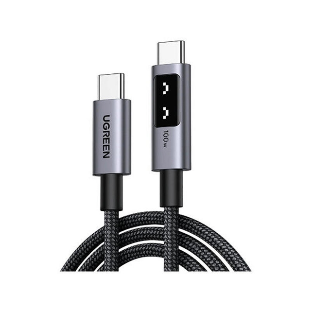 Ugreen Uno 100W Type-C to Type-C 0.5m 45612 Black/Grey