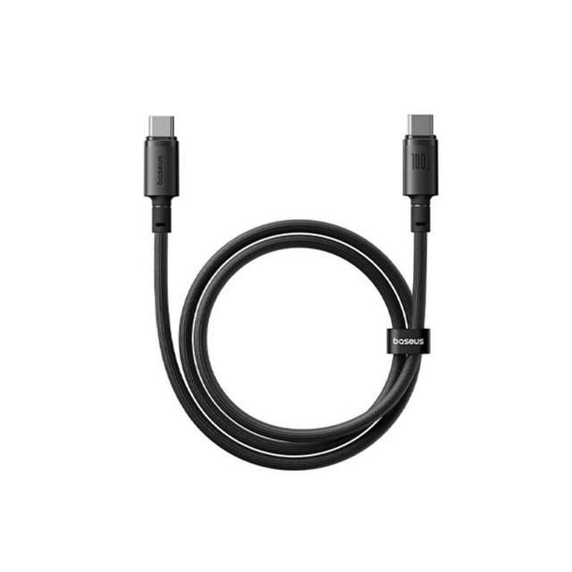 Baseus New Braided Fast Charging Cable USB-C to USB-C 100W 1m E0426W00 Cosmic Black