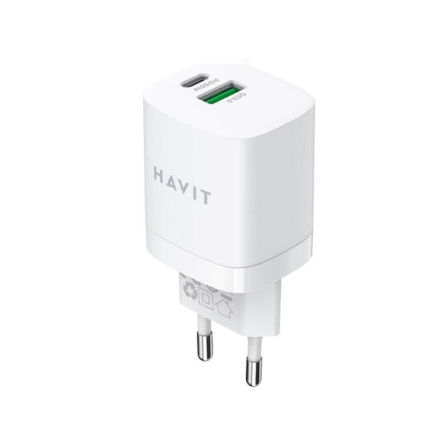 Havit Fast Charger UC30 30W White