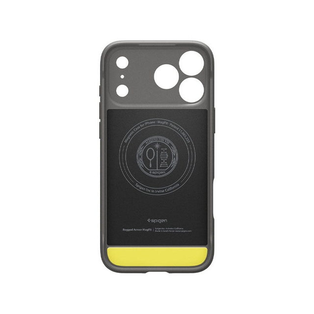 Spigen Rugged Armor Magfit Case For Apple iPhone 17 Pro Max ACS10264 Grey