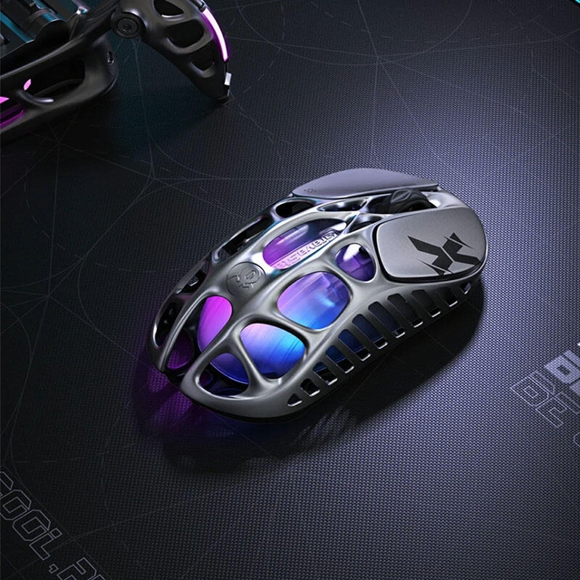 GravaStar Gaming Mouse Mercury X Wireless Interstellar Silver