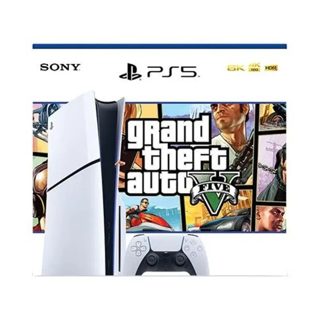 Sony PlayStation PS5 Slim 1TB GTA V Bundle