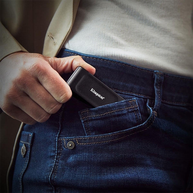 Kingston SXS1000 USB-C External SSD 1TB Black