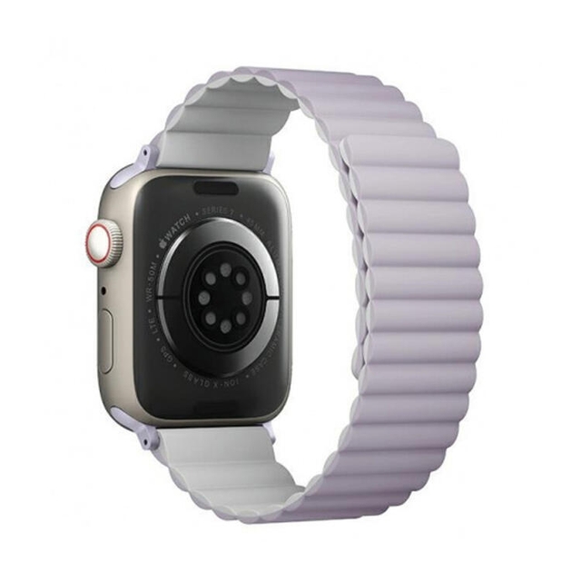 Uniq Revix Reversible Magnetic Apple Watch Strap 41/40/38Mm Lilac/White