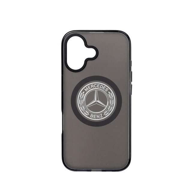 Mercedes-Benz Hc Magsafe Pc/Tpu Frosted W/ Vintage Logo Iphone 17 MEHMP17S25HTVILK Black