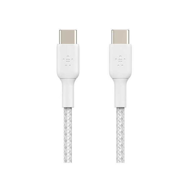 Belkin BoostCharge USB-C to USB-C Braided Cable 0.15M CAB004bt0MWH White