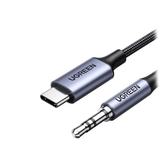 Ugreen USB-C Male to 3.5mm Male Audio Cable with Chip 1m 20192 Black