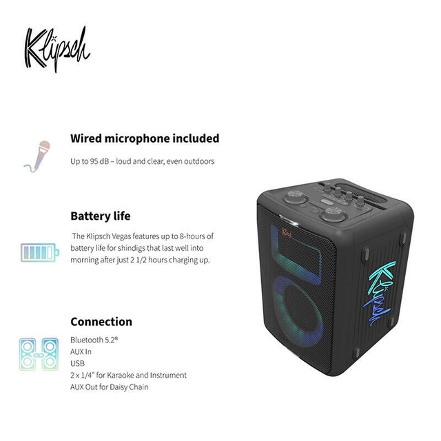 Klipsch Vegas Black