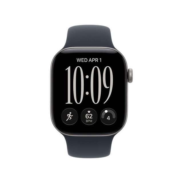Apple Watch Series 12 GPS 42mm Space Grey Aluminium Case with Navy Blue Sport Band