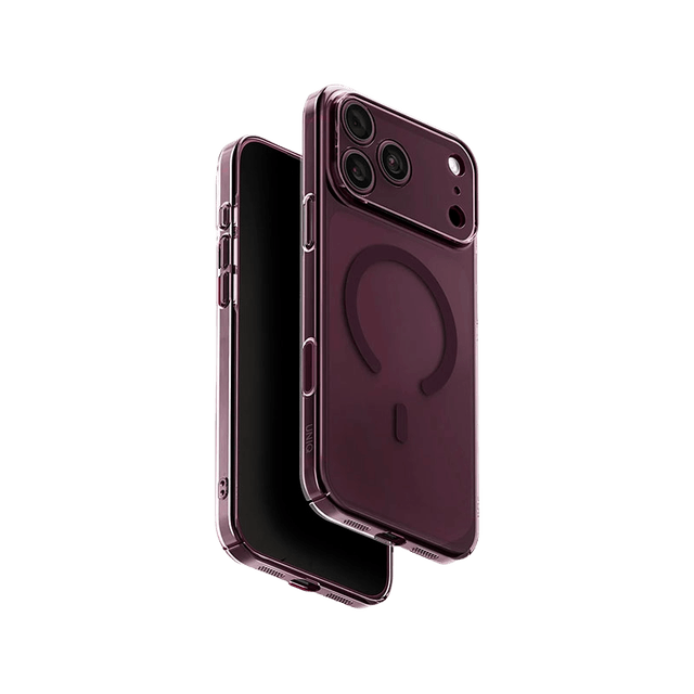 Uniq Hybrid Magclick Charging Airsuit Apple iPhone 18 Pro Max Glossy Burgundy