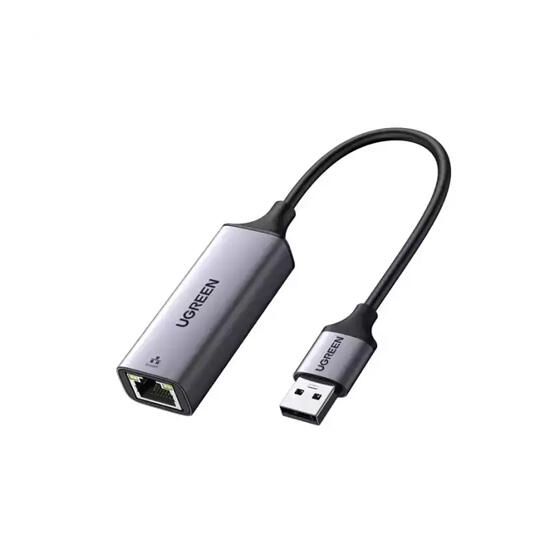 Ugreen USB to RJ45 Ethernet Adapter Aluminum Case 50922 Grey