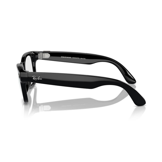 RayBan Meta WayFarer RW4008 Shiny Black/Clear