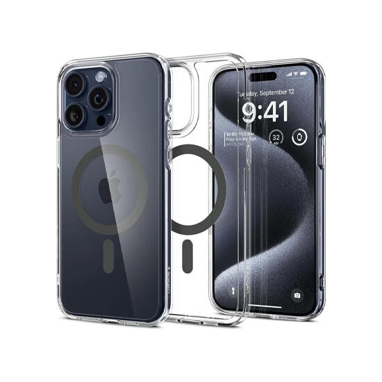 Spigen Ultra Hybrid MagFit Case For Apple iPhone 15 Pro Max ACS06577 Graphite