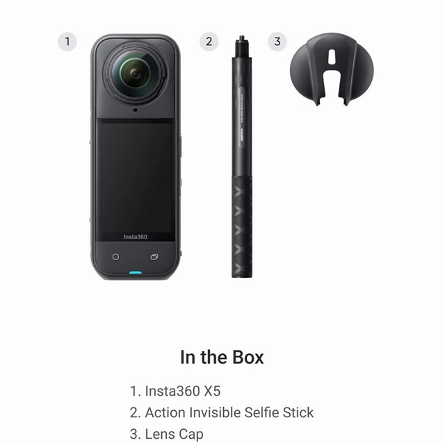Insta360 X5 Snowboard Bundle Black