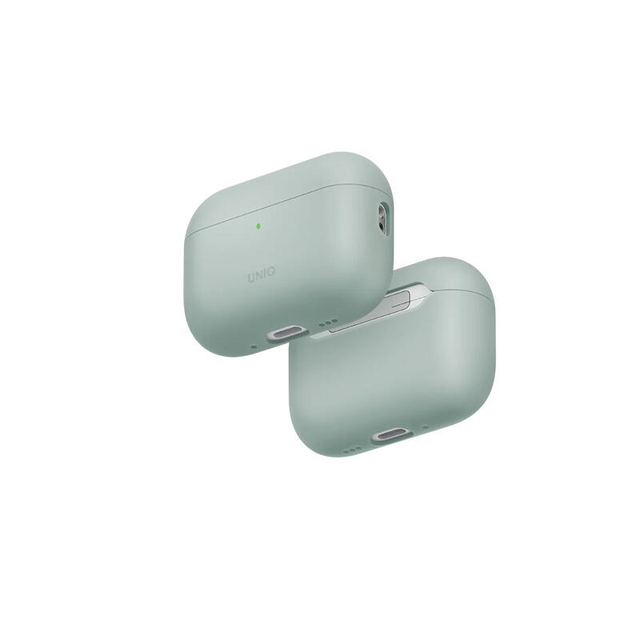 Uniq Lino Hybrid Liquid Silicon Airpods Pro 3 Case Iceplant Green
