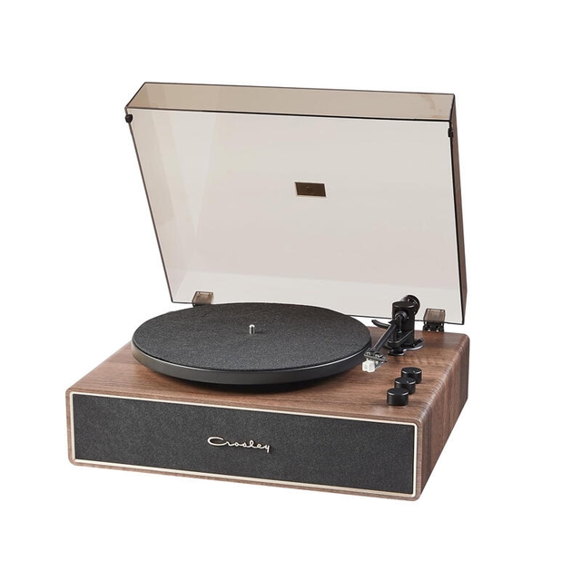 Crosley Stave Record Player Walnut