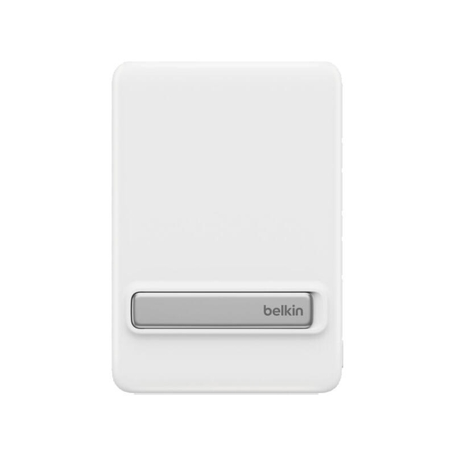 Belkin Slim Magnetic Wireless Power Bank Qi2 15W 10000mAh With Stand BPD016HQWH White