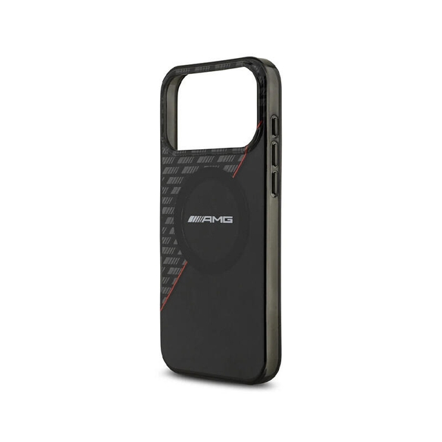 AMG HC Magsafe Double Layer Transparent RhoMBs Iphone 17 Pro Max AMHMP17X24HRDKR Black/Red