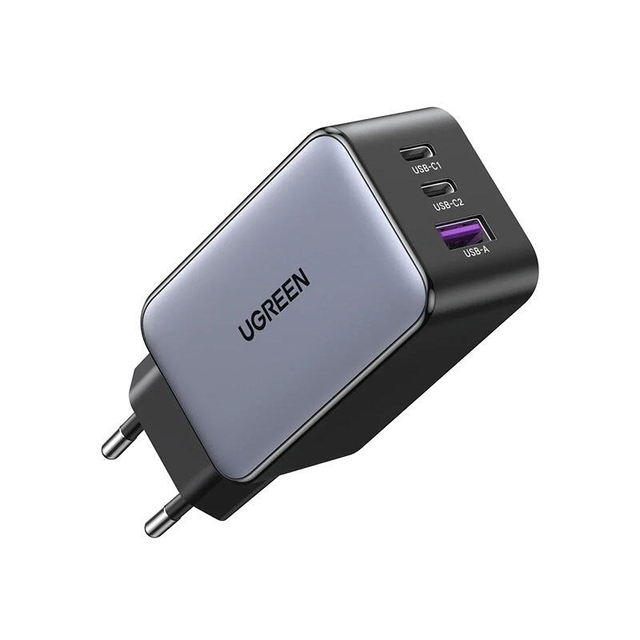 Ugreen 65W USB C GaN Charger 3 Ports 10335 Grey