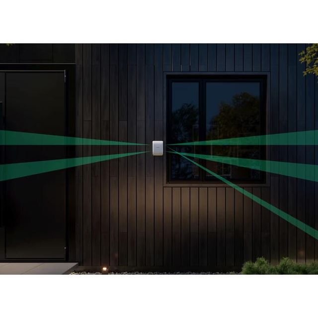 Ajax DualCurtain Outdoor Jeweller White