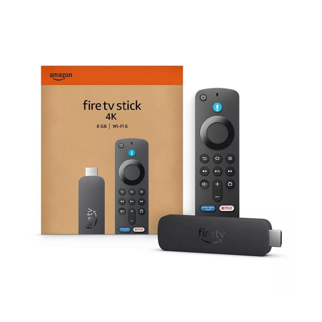 Amazon Fire TV Stick 4K 2nd Gen Wi-Fi 6 Alexa Voice Remote Black