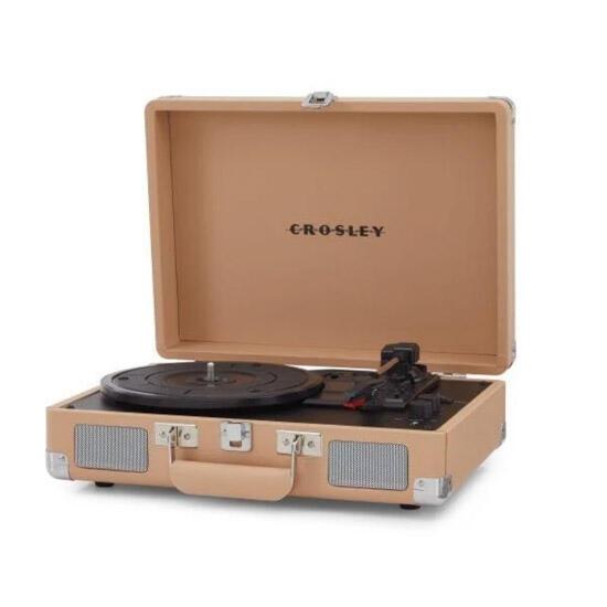 Crosley Cruiser Deluxe Turntable Light Tan