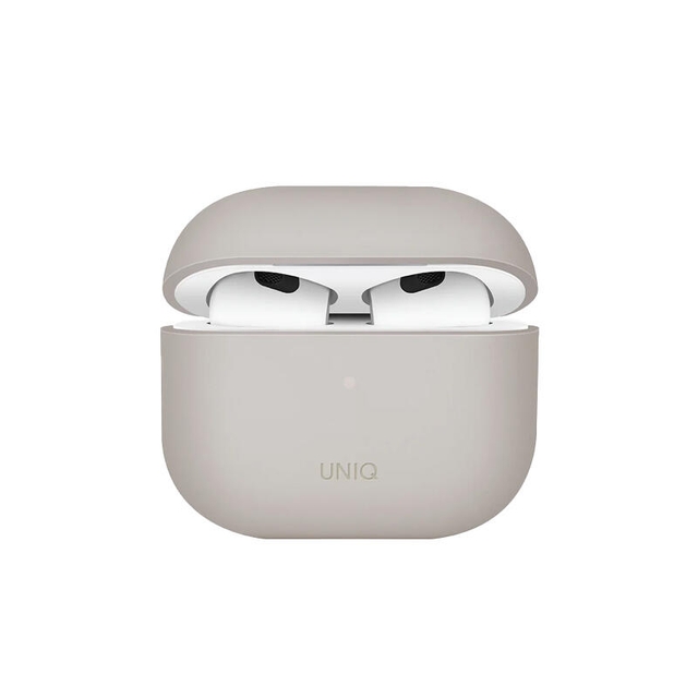 Uniq Lino Hybrid Liquid Silicon Airpods 3Rd Gen Case Ivory