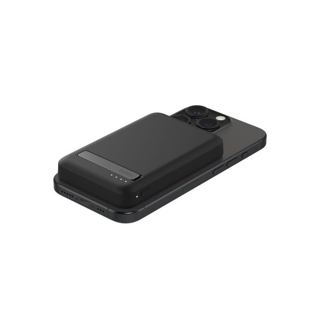 Belkin Magnetic Wireless Power Bank Qi2 15W 5000mAh With Stand BPD006BTBK Black