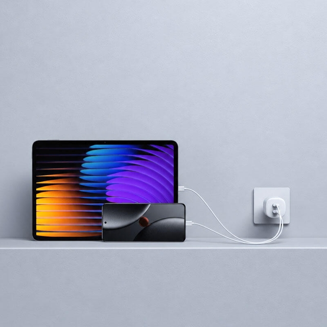 Xiaomi 45W Nano Turbo Charging Power Adapter 2 Port White