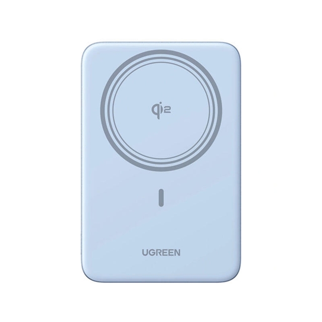 Ugreen 5000mAh Type-C Magnetic Wireless Power Bank 65840B Light BLue